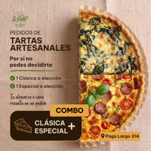 Combo 1 tarta clásica y 1 especial