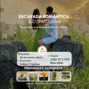 Escapada romántica a Brasil