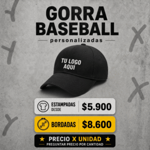 Gorras baseball personalizadas