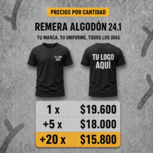 Remeras de algodón